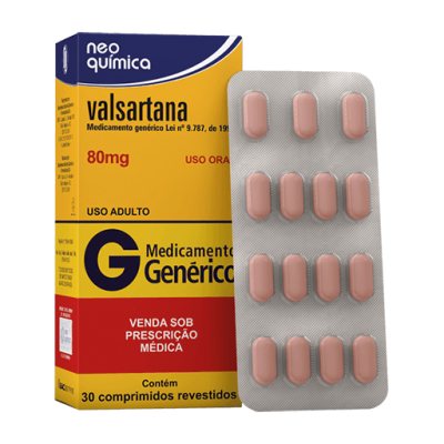 Valsartana 80Mg 30Cpr Gen.neo Química