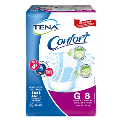 Fralda Tena Confort G 8Un