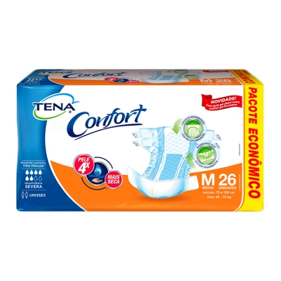 Fralda Tena Confort Mega M 26Un