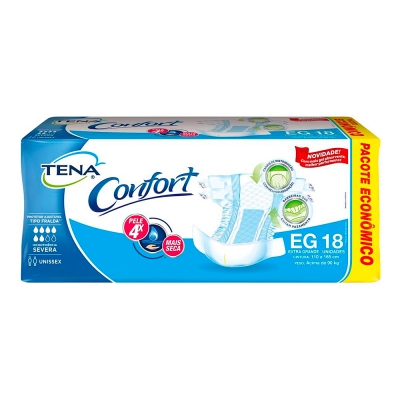Fralda Tena Confort Mega Eg 18Un
