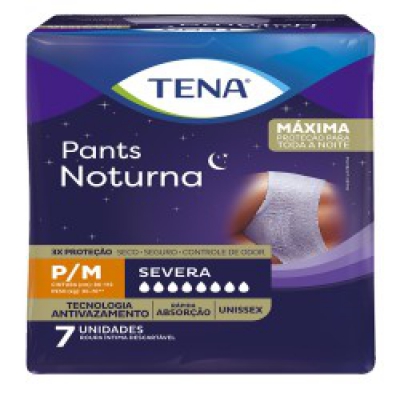 Roupa Íntima Tena Pants Noturna Fem P/m 7Un