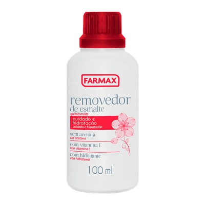 Removedor de Esmalte Farmax Vitamina e 100ML