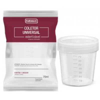 Coletor de Urina Universal Farmax 70ML