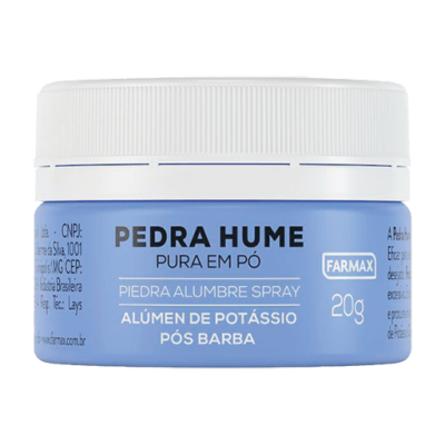 Pedra Hume Farmax Em Pó 20G