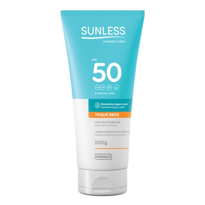 Protetor Solar Farmax Sunless Fps50 Toque Seco 200G