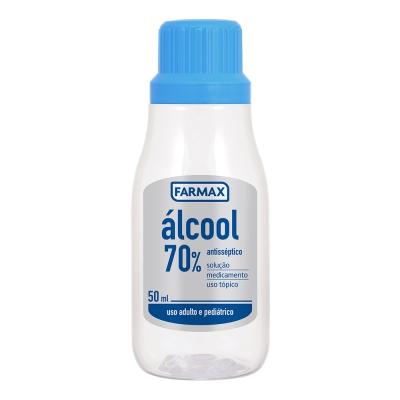 Álcool 70% 50ML Farmax