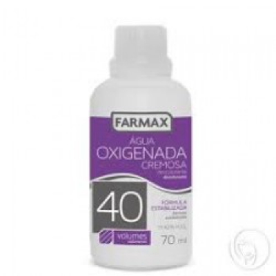 Água Oxigenada Farmax 40Vol Cremosa 70ML