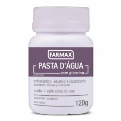 Pasta D'água Farmax Com Glicerina 120G