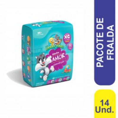 Fralda Looping Looney Tunes Jumbinho Xg 12Un