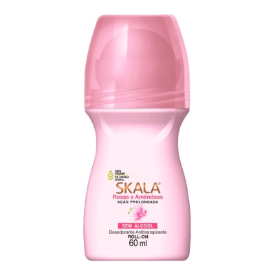 Desodorante Skala F Roll-On Rosas Amêndoas 60ML