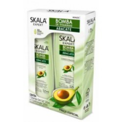 Shampoo+Condicionador Skala Bomba de Vitaminas Abacate 325ML