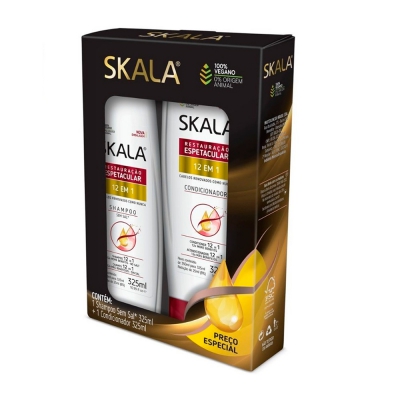Shampoo+Condicionador Skala 12X1 325ML