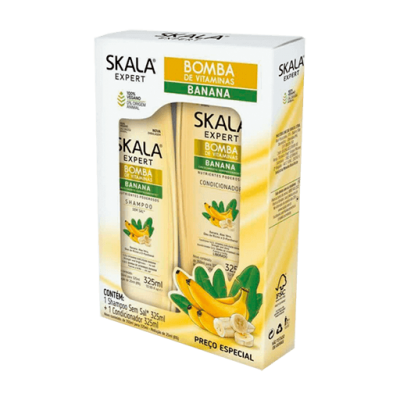 Shampoo+Condicionador Skala Frutástica Banana 325ML