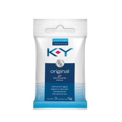 Gel Lubrificante Íntimo K-Y Original Sachê 5G