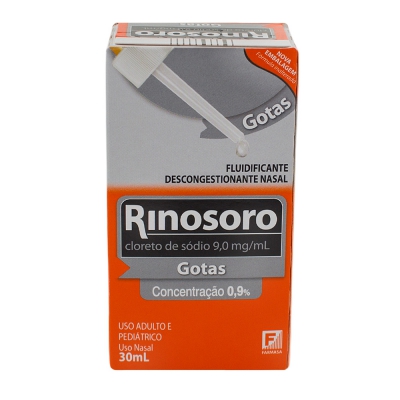 Rinosoro 0,9% Gotas Ped 30ML