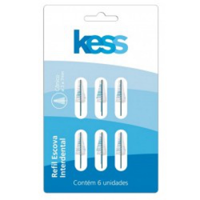 Refil Interdental Kess Cônico 6Un