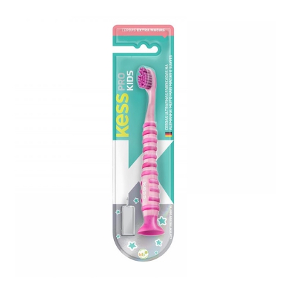 Escova Dental Kess Pro Kids Com Ventosa Ref.2067