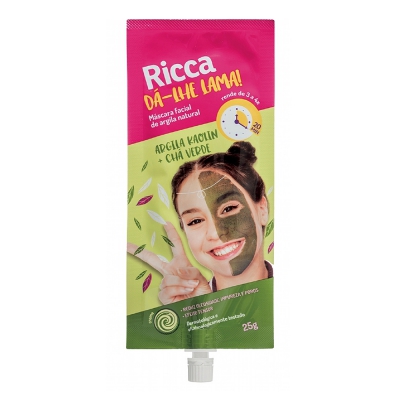 Máscara Facial Ricca Argila Natural 25G