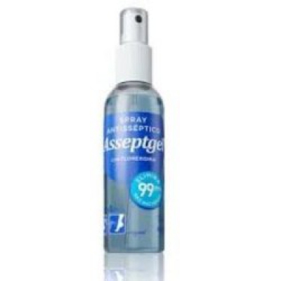 Spray Asseptgel Antisséptico Clorexidina 120ML