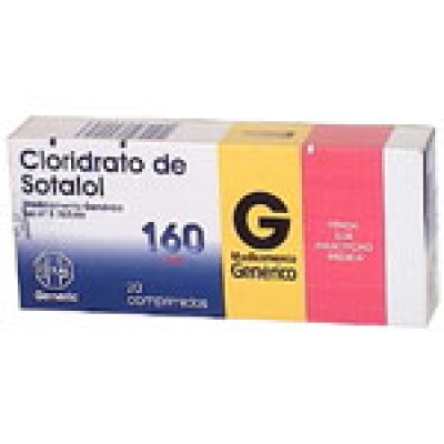 Sotalol 160Mg 20Cpr Gen.sandoz