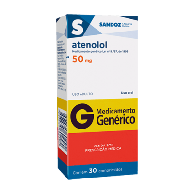 Atenolol 50Mg 30Cpr Gen.sandoz
