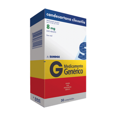 Candesartana 8Mg 30Cpr Gen.sandoz