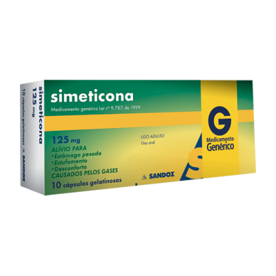 Simeticona 125Mg 10Cps Gen.sandoz