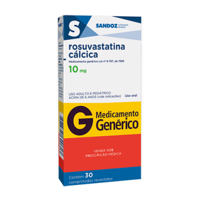 Rosuvastatina 10Mg 30Cpr Gen.sandoz