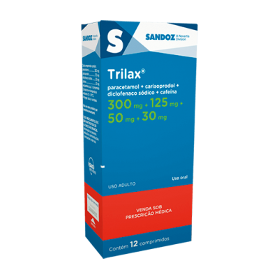 Trilax 300Mg + 125Mg + 50Mg + 30Mg 12Cpr