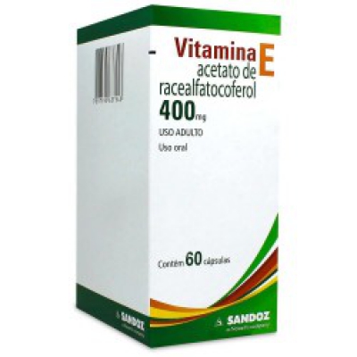 Vitamina e 400Mg Sandoz 60Cps