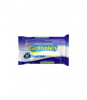 Toalha Umedecida Geriatex 40Un