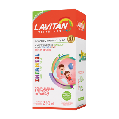 Lavitan Kids Sol Laranja 240ML