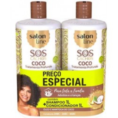 Shampoo+Condicionador Salon Line Tratamento Profundo Coco 1L