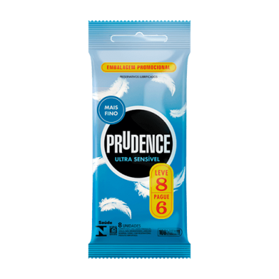 Preservativo Prudence Ultra Sensível Leve8Un Pague6Un
