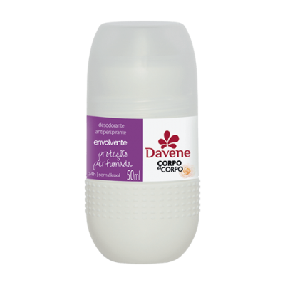 Desodorante Davene F Roll-On Corpo A Corpo Envolvente 50ML