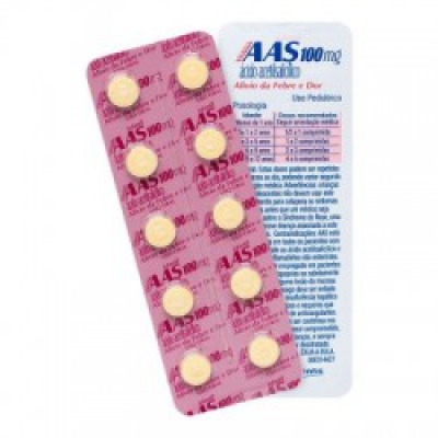 Salicetil Ácido Acetilsalicílico 100Mg Env 10Cpr (F) Aas