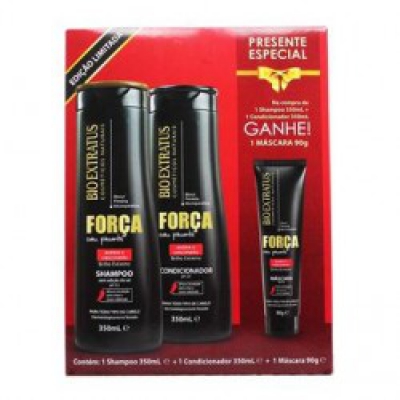 Shampoo+Condicionador Bio Extratus Força/pim.ganhe Másc.90G