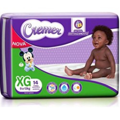 Fralda Cremer Jumbinho Xg 14Un Nova