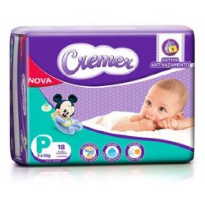 Fralda Cremer Jumbinho P 18Un Nova