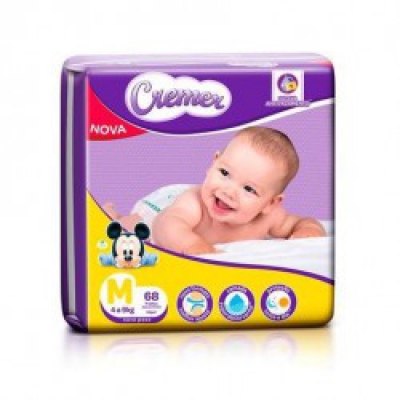 Fralda Cremer Hiper M 68Un