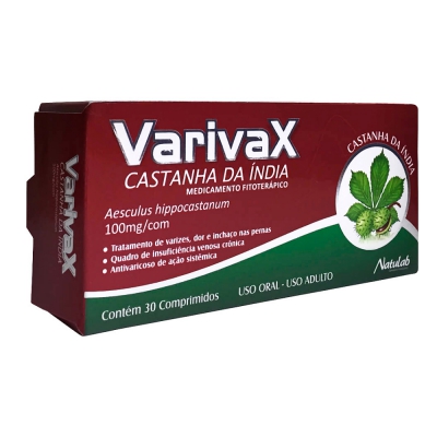 Castanha Da India 100Mg 30Cpr Natulab