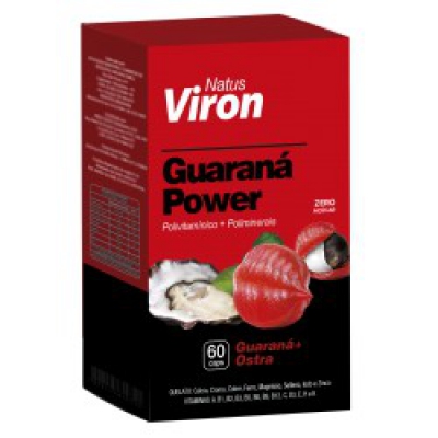 Natus Viron Guarana Power 500Mg 60Cps