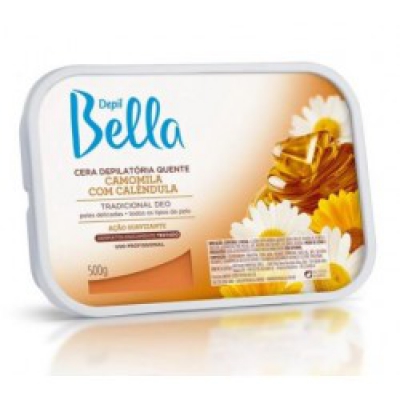 Cera Depilatória Depil Bella Camomila 500G