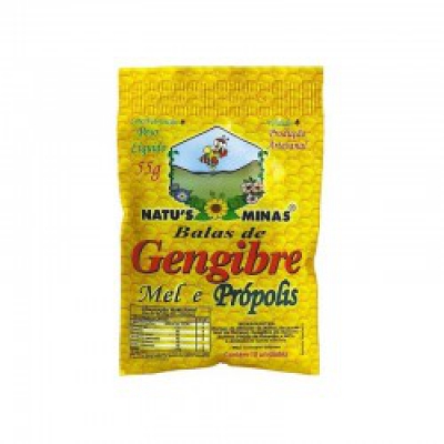 Bala de Gengibre Propolis e Mel 10Un