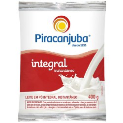 Leite Piracanjuba Em Pó Integral Instantâneo 400G
