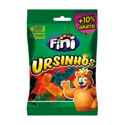 Bala Fini Ursinhos Brilho 90G
