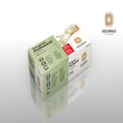 Luva Látex Descarpack Profissional Com Pó G 100Un