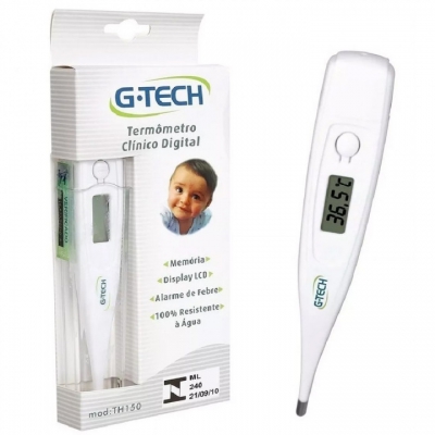 Termômetro Digital G-Tech Branco