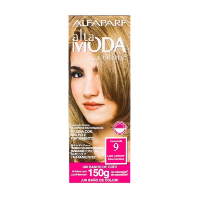 Tintura Alta Moda 9.0 Camomila 150G