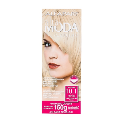 Tintura Alta Moda 10.1 Ouro Branco 150G